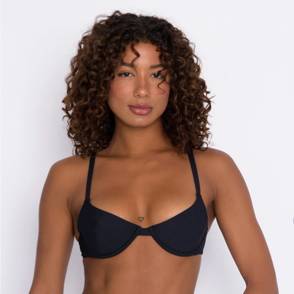 Skatie Black Underwire Bikini Top